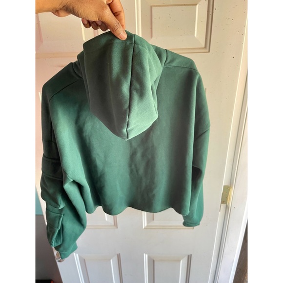 Women's Boohoo Crop Cargo Sweatsuit (XL)(Green) - Picture 5 of 7